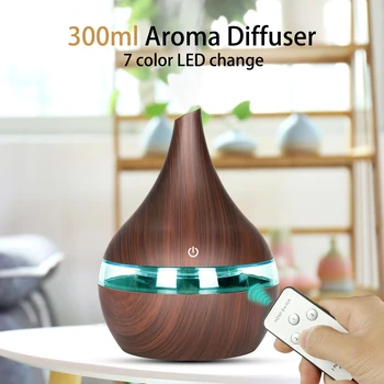 300ml Mini Air Humidifier Remote Aroma Essential Oil Diffuser Aromatherapy Electric Wood Ultrasonic Air Diffuser cool Mist maker
300ml Mini Air Humidifier Remote Aroma Essential Oil Diffuser Aromatherapy Electric Wood Ultrasonic Air Diffuser cool Mist maker