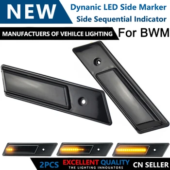 2PCS Dynamic Blinker Indicator Side Marker Turn Signal Light For BMW 3 5 7 Series E32 E34 E36 1990-1996 LED Sequential Lamps
2PCS Dynamic Blinker Indicator Side Marker Turn Signal Light For BMW 3 5 7 Series E32 E34 E36 1990-1996 LED Sequential Lamps