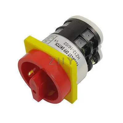 Lock 8 Terminals 2 Position AC 380V 40A Cam Combination Changeover Switch Rotary
Lock 8 Terminals 2 Position AC 380V 40A Cam Combination Changeover Switch Rotary