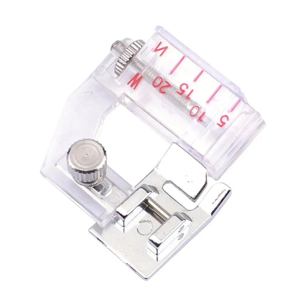 Dn00318 Home Multi-function Sewing Machine Bag Strip Presser Foot Free Adjustment Edge Presser Foot Adjustable width
Dn00318 Home Multi-function Sewing Machine Bag Strip Presser Foot Free Adjustment Edge Presser Foot Adjustable width