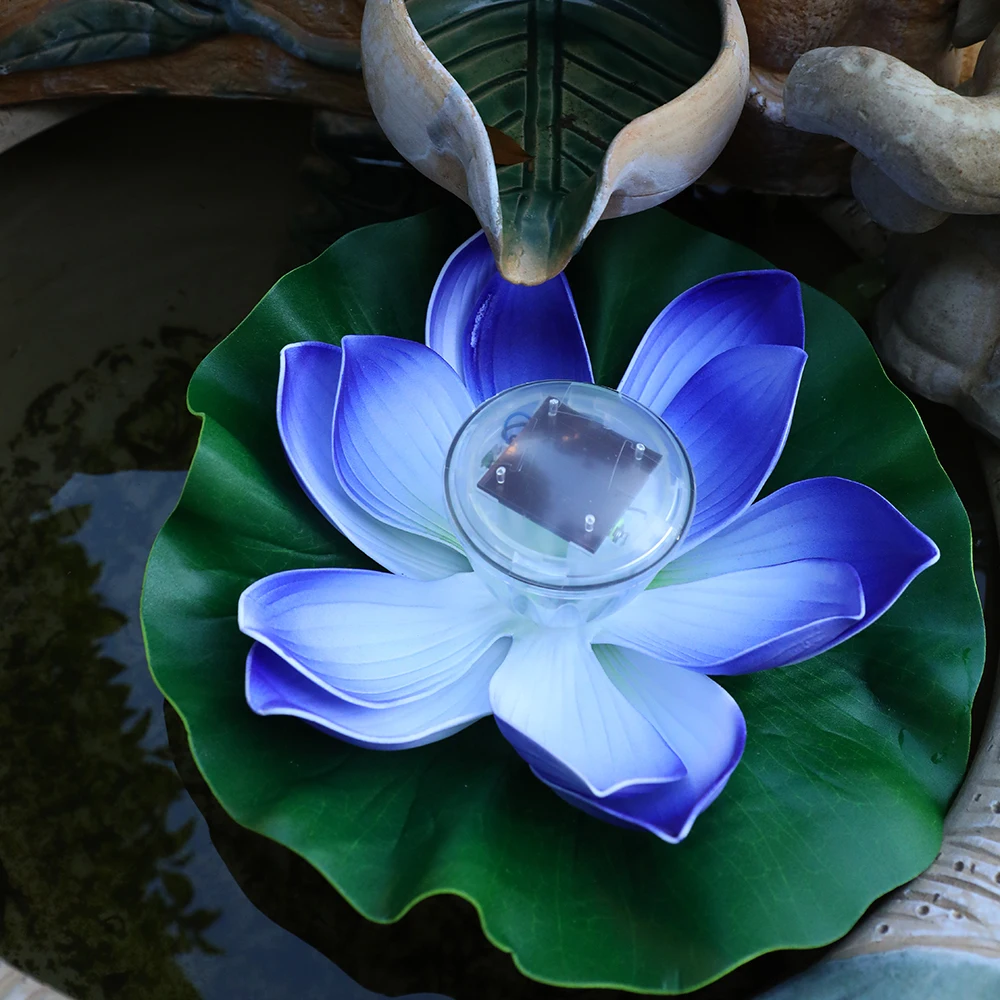 LED Floating Solar Light Power Waterproof Color Changing Pool Pond Garden Glowing Lotus Flower Lights Party Swimming Decor D30
LED Floating Solar Light Power Waterproof Color Changing Pool Pond Garden Glowing Lotus Flower Lights Party Swimming Decor D30