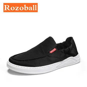 

Men Flat Loafers Canvas Shoes Casual Comfortable Espadrilles Cheap Breathable Light Fisherman Shoes Dropshipping Rozoball