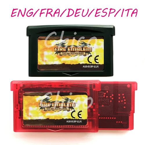 Fire Emblem рус/FRA/Дэу/ESP/ITA священные камни видео игры карты памяти чернильного