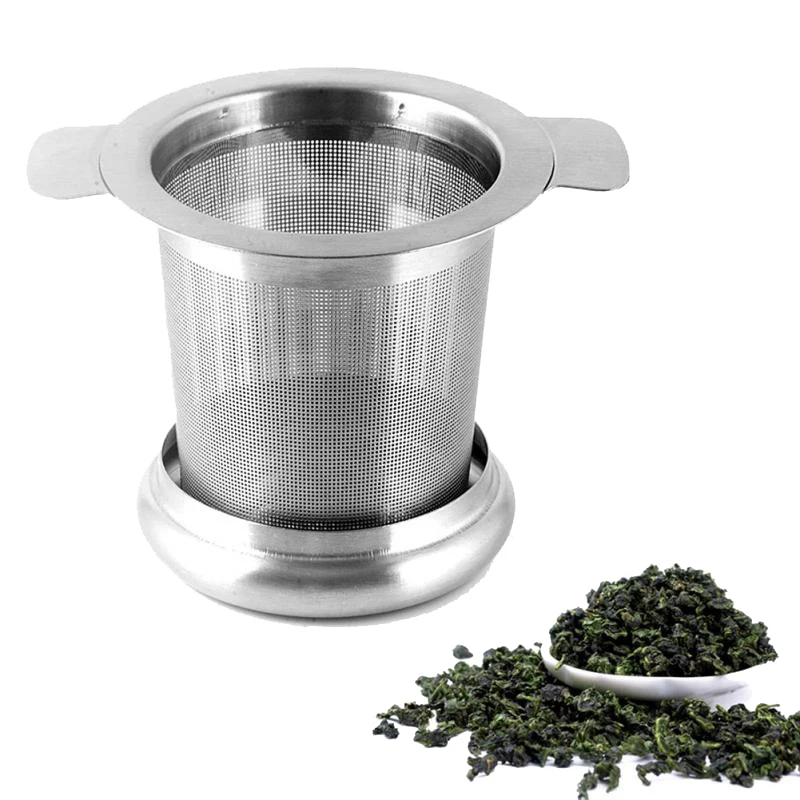 Reusable Stainless Steel Tea Infuser Basket Fine Mesh Tea Strainer with 2 Handles Lid Tea and Coffee Filters for Loose Tea Leaf
Reusable Stainless Steel Tea Infuser Basket Fine Mesh Tea Strainer with 2 Handles Lid Tea and Coffee Filters for Loose Tea Leaf