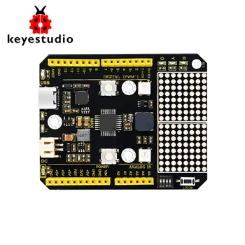 KEYESTUDIO ATmega328P Max Development Controller Board With Type-C USB Cable for Arduino UNOR3 +10 Projetcs
KEYESTUDIO ATmega328P Max Development Controller Board With Type-C USB Cable for Arduino UNOR3 +10 Projetcs