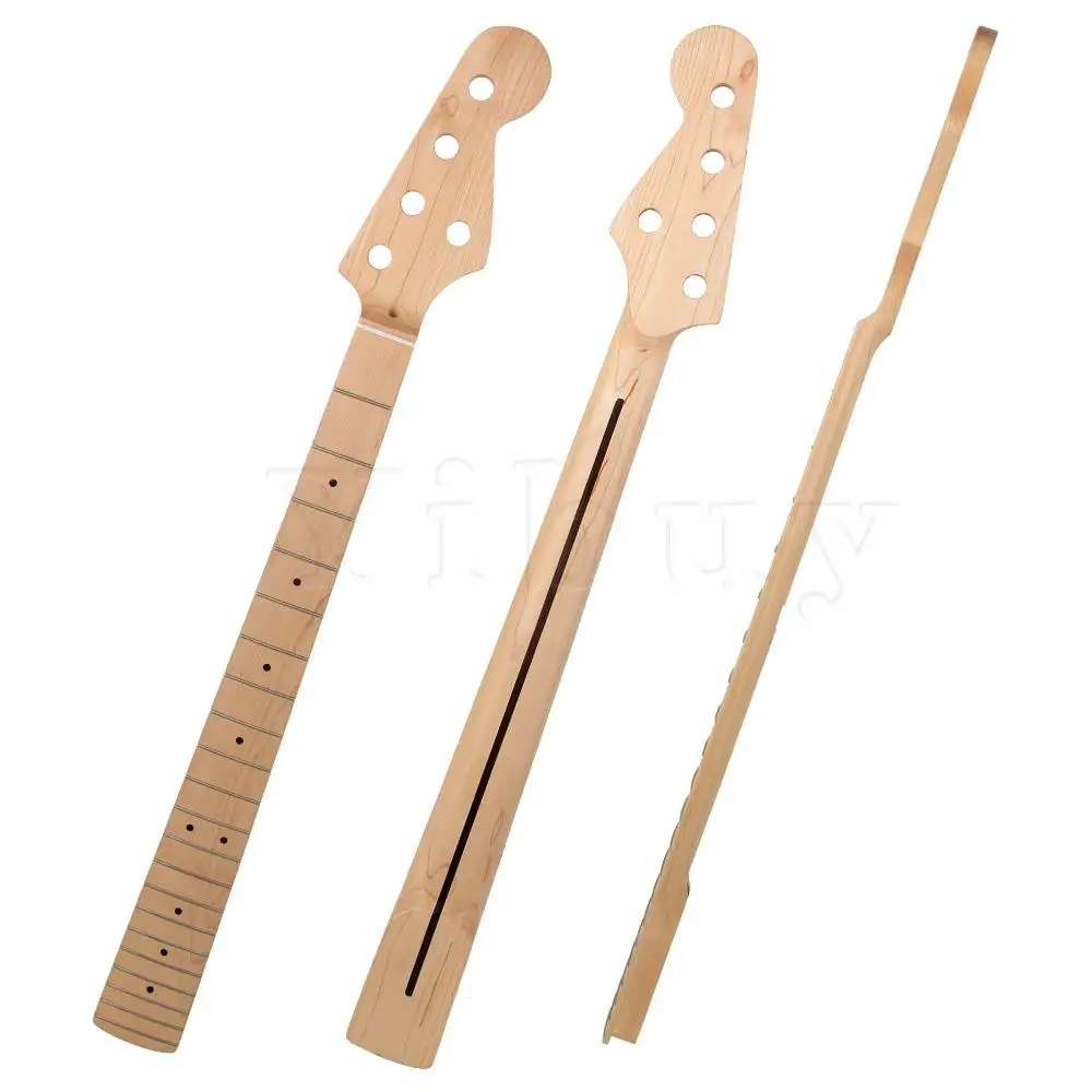 Yibuy Wood Color Maple 21 Fret Neck for 5 String Guitar Luthier Repair Replacement
Yibuy Wood Color Maple 21 Fret Neck for 5 String Guitar Luthier Repair Replacement