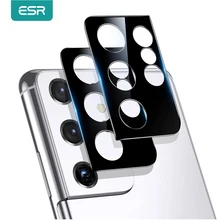 Film de protection pour objectif de caméra ESR, 2 pièces, en verre trempé pour Samsung Galaxy S21 Ultra 5G S21 + Plus S21=