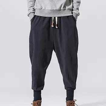 Fashion Plus Size Men Harem Pants Japanese Casual Cotton Linen Trouser Man Jogger Pants Chinese Baggy Hip Hop Pants
Fashion Plus Size Men Harem Pants Japanese Casual Cotton Linen Trouser Man Jogger Pants Chinese Baggy Hip Hop Pants