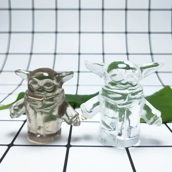 Natural clear crystal Yoda Hand carving smoky quartz Star Wars Yoda baby Crystals Healing Gift 1pcs
Natural clear crystal Yoda Hand carving smoky quartz Star Wars Yoda baby Crystals Healing Gift 1pcs