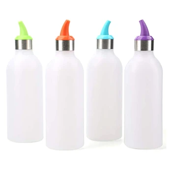 4 Pack Plastic Squeeze Condiment Bottle - Ketchup Bottles with Lids and Colored Tips - 450Ml
4 Pack Plastic Squeeze Condiment Bottle - Ketchup Bottles with Lids and Colored Tips - 450Ml