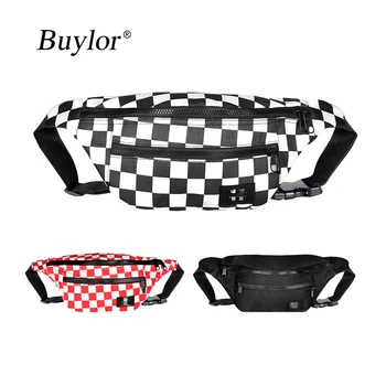 Buylor Waist Bag Women Checkerboard Fanny Pack Hip Hop Bum Bag Men Trend Fashion Belt Bags Canvas Chest Bag New Phone Pocket
Buylor Waist Bag Women Checkerboard Fanny Pack Hip Hop Bum Bag Men Trend Fashion Belt Bags Canvas Chest Bag New Phone Pocket