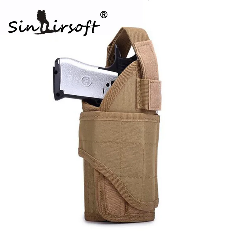 SINAIRSOFT Tactical Pistol Right handed Holster Utility Adjustable Airsoft Hunting Pouch Tornado multiple MOLLE Vertical
SINAIRSOFT Tactical Pistol Right handed Holster Utility Adjustable Airsoft Hunting Pouch Tornado multiple MOLLE Vertical