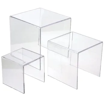 3 Pieces Clear Acrylic Display Riser Transparent Jewelry Display Risers Showcase Fixtures Square Display Stand Set Storage Shelf
3 Pieces Clear Acrylic Display Riser Transparent Jewelry Display Risers Showcase Fixtures Square Display Stand Set Storage Shelf