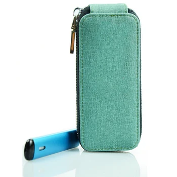 

2 Colors Denim Button Case Smoke Wallet Leather Case For RELX Electronic Cigarette Box Case