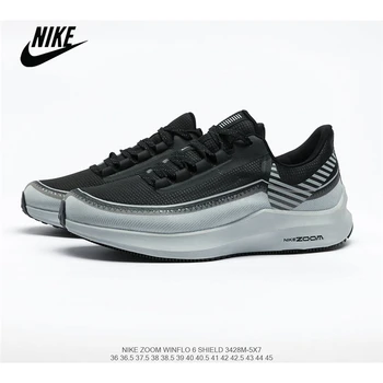 Original Nike Air Zoom Winflo 6 Shield Nike mesh breathable training running shoes men's size 40-44 Green black hook BQ3190 001
Original Nike Air Zoom Winflo 6 Shield Nike mesh breathable training running shoes men's size 40-44 Green black hook BQ3190 001