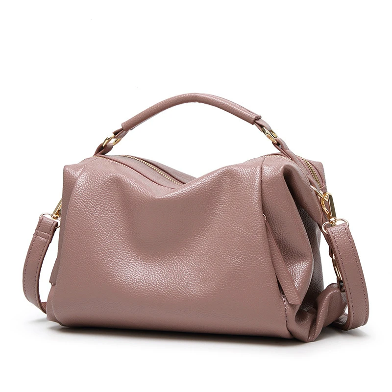 Elegant Boston Shoulder Bags for Women Luxury Designer Handbags Soft PU Leather Female Large Crossbody Messenger Bag Bolso Mujer
Elegant Boston Shoulder Bags for Women Luxury Designer Handbags Soft PU Leather Female Large Crossbody Messenger Bag Bolso Mujer