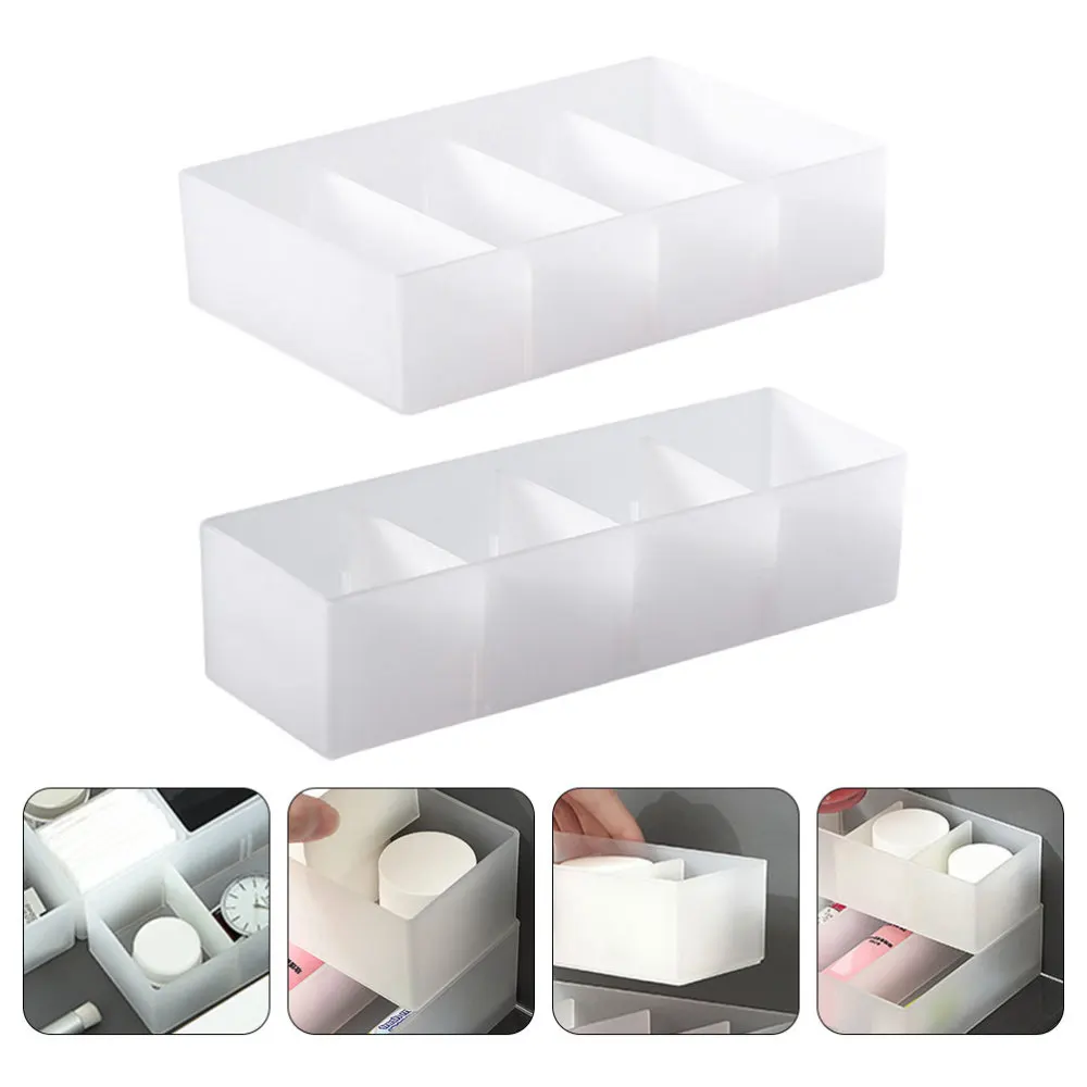 2pcs Plastic Practical Compartments Dividers Organizer Drawer Box Drawer Organizer Desk Storage Box for Home
2pcs Plastic Practical Compartments Dividers Organizer Drawer Box Drawer Organizer Desk Storage Box for Home
