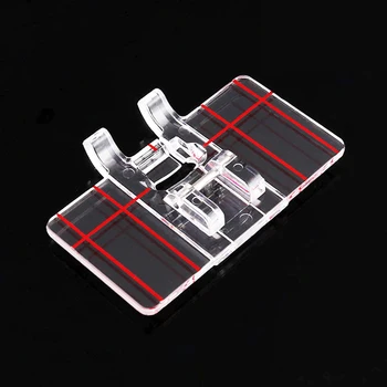 4pc Plastci Clear Parallel Stitch Foot Presser for Home Domestic Sewing Machine Parallel Stitch Tool 47*25*1.5mm