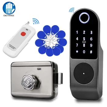 Wireless Biometric Fingerprint Door Lock Smart Digital Electronic Locks RFID Access Control System DIY Kit Battery Remote Keypad
Wireless Biometric Fingerprint Door Lock Smart Digital Electronic Locks RFID Access Control System DIY Kit Battery Remote Keypad
