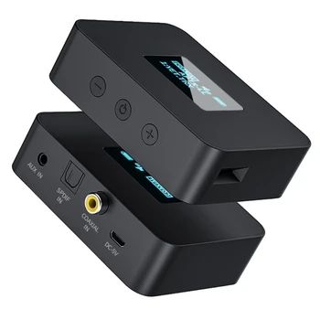 Bluetooth 5.0 Aptx LL Low Latency Transmitter Receiver CSR8670 3.5mm AUX Optical
Bluetooth 5.0 Aptx LL Low Latency Transmitter Receiver CSR8670 3.5mm AUX Optical