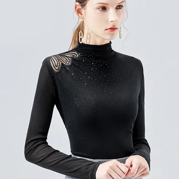 Ballroom Dance Top Women Female Adult Black Long Sleeve Shirts Lady Waltz Practice Clothes Spanish Flamenco Dancing Wear DN4390
Ballroom Dance Top Women Female Adult Black Long Sleeve Shirts Lady Waltz Practice Clothes Spanish Flamenco Dancing Wear DN4390