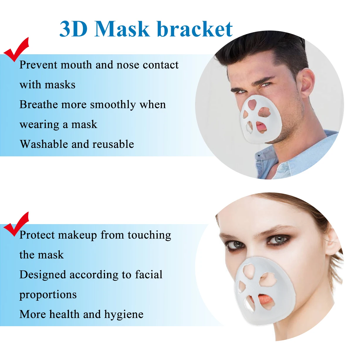 3D Mouth Mask Support Breathing Assist Help Mask Inner Cushion Bracket Food Grade Silicone Mask Holder Breathable Valv Masque
3D Mouth Mask Support Breathing Assist Help Mask Inner Cushion Bracket Food Grade Silicone Mask Holder Breathable Valv Masque