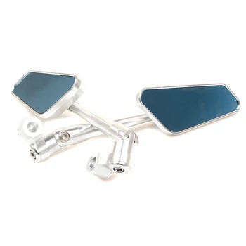 2Pcs/Pair Universal Motorcycle Mirrors Blue glass Anti-vertigo moto Accessories CNC Rearview Side Mirrors Mounting Tool Bolts
2Pcs/Pair Universal Motorcycle Mirrors Blue glass Anti-vertigo moto Accessories CNC Rearview Side Mirrors Mounting Tool Bolts