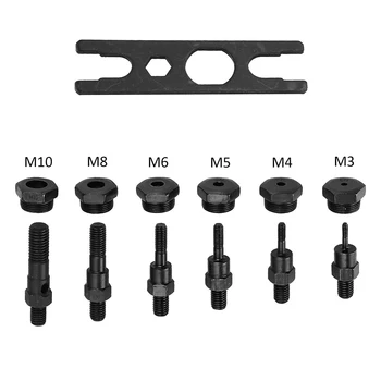150pcs/set Manual Rivet Nut Tool Dual Handle Nutsert Riveter Threaded Insert