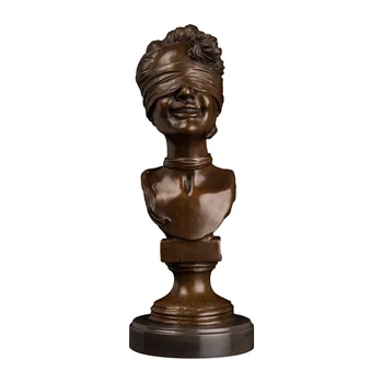 Real Bronze Bust Statue Helen Keller Famous Woman Female Sculpture Art Collecction Home Decoration accessories modern Gifts 
Real Bronze Bust Statue Helen Keller Famous Woman Female Sculpture Art Collecction Home Decoration accessories modern Gifts