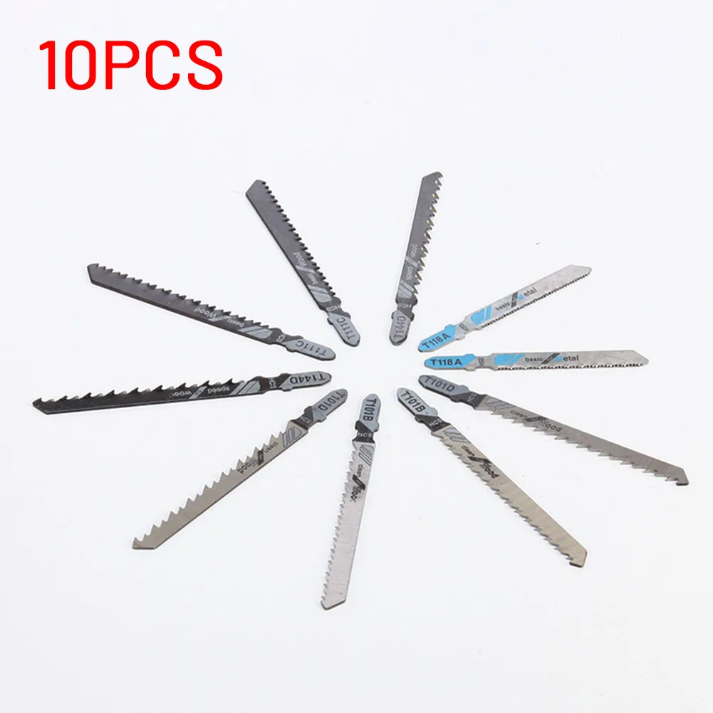 10PCS Jig Saw Blades 52-76mm 76/100mm T118A T111C T144D T101D T101B Assorted Blades T-Shank For Sawing Thin Metal Wood Plastic
10PCS Jig Saw Blades 52-76mm 76/100mm T118A T111C T144D T101D T101B Assorted Blades T-Shank For Sawing Thin Metal Wood Plastic