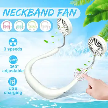 Portable Mini Fan Cold fan Hands Free Neck Fan Hanging USB Rechargeable Sports Fan 3-speed adjustable Neck Dual fan Home Office
Portable Mini Fan Cold fan Hands Free Neck Fan Hanging USB Rechargeable Sports Fan 3-speed adjustable Neck Dual fan Home Office