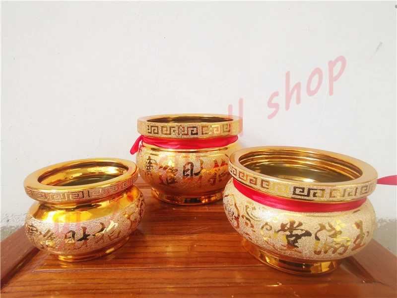 Taoist supplies, ceramics placer gold incense burner, sacrificial incense burner, Taoist Dharma altar supplies
Taoist supplies, ceramics placer gold incense burner, sacrificial incense burner, Taoist Dharma altar supplies