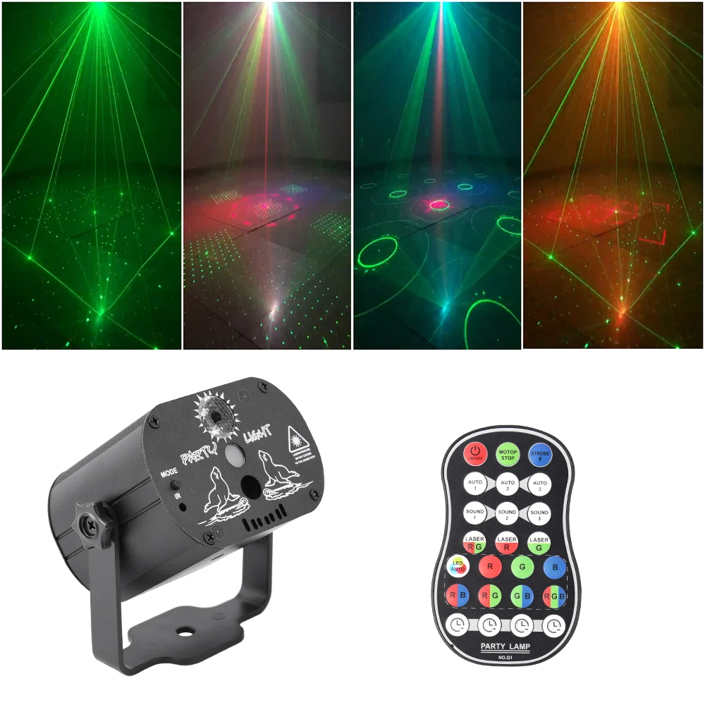 60 Patterns RGB LED Disco Light 5V USB Recharge RGB Laser Projection Lamp Stage Lighting Show for Home Party DJ KTV Dance Floor
60 Patterns RGB LED Disco Light 5V USB Recharge RGB Laser Projection Lamp Stage Lighting Show for Home Party DJ KTV Dance Floor