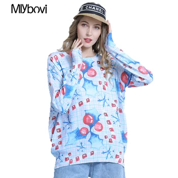 Printed knitted Spring sweater 2020 women Fashion pullover Round Neck female New autumn winter jumper pull femme Top Jumpers
Printed knitted Spring sweater 2020 women Fashion pullover Round Neck female New autumn winter jumper pull femme Top Jumpers