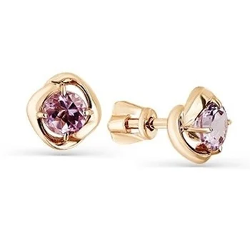 Magic Stones earrings with 2 Amethyst Red Gold
Magic Stones earrings with 2 Amethyst Red Gold