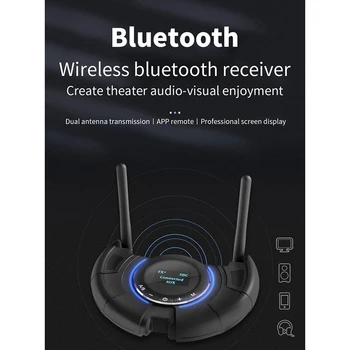 Tx800 Bluetooth Adapter for CSR8675 Fiber Optic Transmitter Receiver Dual Antenna Oled Sn Display App Control
Tx800 Bluetooth Adapter for CSR8675 Fiber Optic Transmitter Receiver Dual Antenna Oled Sn Display App Control