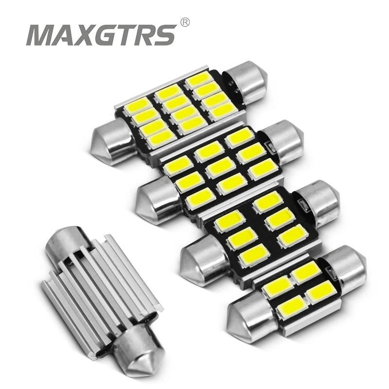 5x Festoon C5W C10W 5630 LED Interior White LED Dome Light Roof License Plate Dome Reading Bulbs CANBUS 31mm/36mm/39mm/41mm
5x Festoon C5W C10W 5630 LED Interior White LED Dome Light Roof License Plate Dome Reading Bulbs CANBUS 31mm/36mm/39mm/41mm