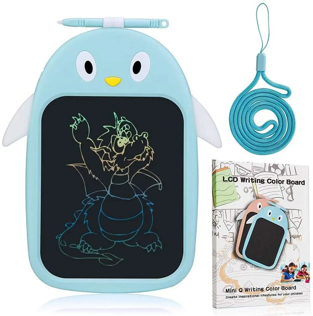 Cartoon LCD Writing Tablet Reusable Erasable Writer,8.5 inch Colorful Digital Cute Penguin Learning Board with Auto-Lock for Kid
Cartoon LCD Writing Tablet Reusable Erasable Writer,8.5 inch Colorful Digital Cute Penguin Learning Board with Auto-Lock for Kid