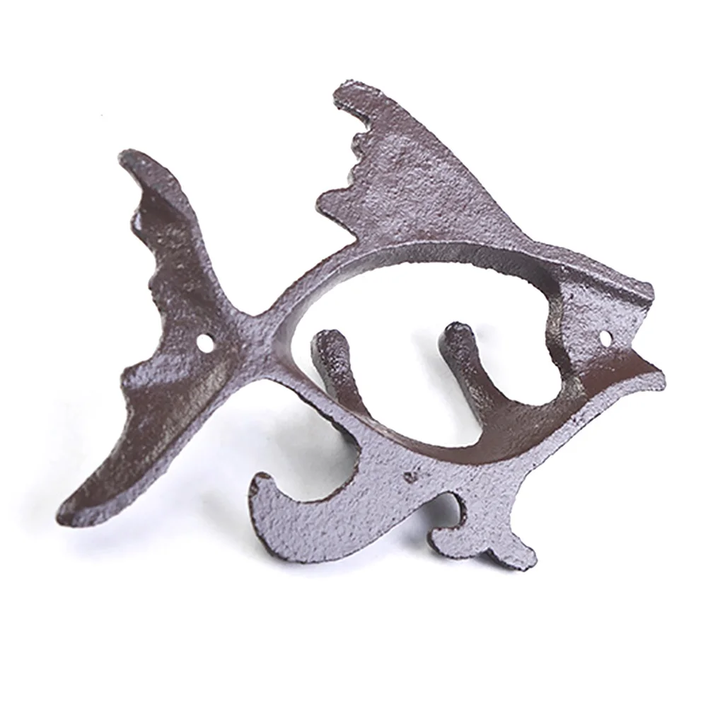 Coat Bathroom Bar Bedroom Hat Hook Rack Holder Wall Double Hanger Goldfish Shape Retro Decoration Cast Iron
Coat Bathroom Bar Bedroom Hat Hook Rack Holder Wall Double Hanger Goldfish Shape Retro Decoration Cast Iron