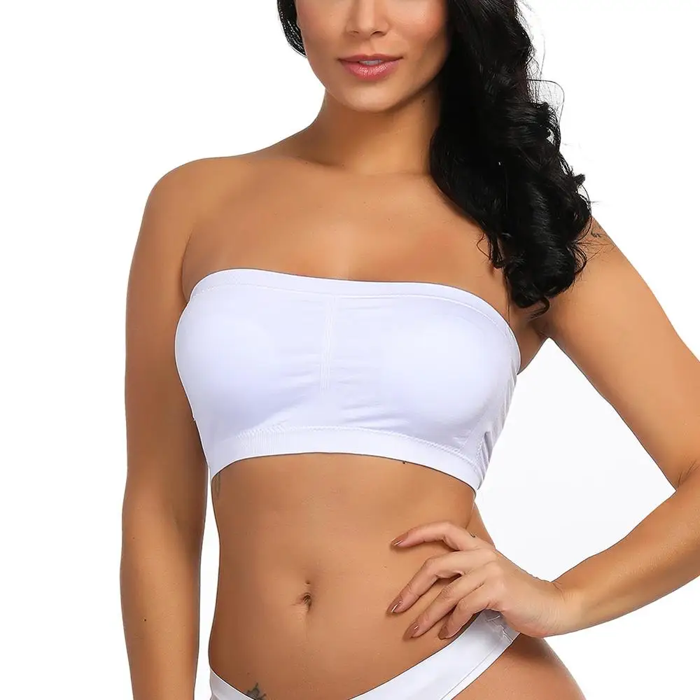 Underwear off-the-shoulder cotton mobile pads seamless tube top 2 layers of comfortable seamless bra women wireless underwear
Underwear off-the-shoulder cotton mobile pads seamless tube top 2 layers of comfortable seamless bra women wireless underwear