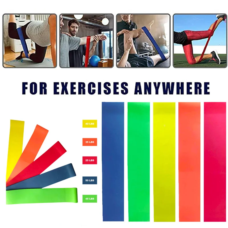 5Pcs/Set Yoga Resistant Band Fitness Workout Stretch Exercise Band Set Three Level Heavy Elastic Sport Stretch Training Band Kit
5Pcs/Set Yoga Resistant Band Fitness Workout Stretch Exercise Band Set Three Level Heavy Elastic Sport Stretch Training Band Kit