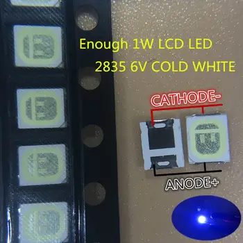 100pcs LED Backlight High Power LED 1.5W 6V 1210 3528 2835 131LM Cool white LCD Backlight for TV TV Application
100pcs LED Backlight High Power LED 1.5W 6V 1210 3528 2835 131LM Cool white LCD Backlight for TV TV Application