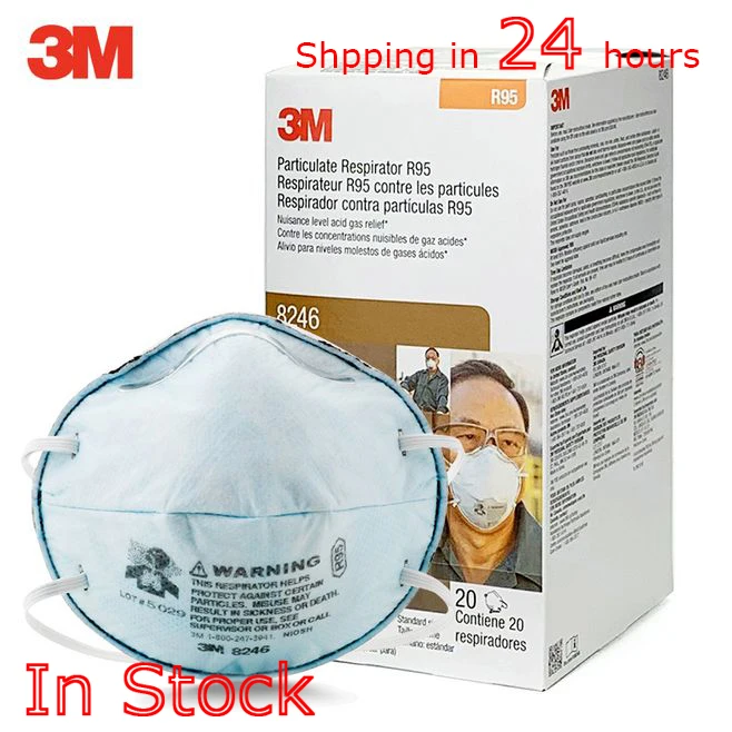 N95 8246 3M Face Mask Particulate Respirator Protective Masks Safety Mask PM2.5 Smog Haze Dustproof Mouth Mask for Outdoor
N95 8246 3M Face Mask Particulate Respirator Protective Masks Safety Mask PM2.5 Smog Haze Dustproof Mouth Mask for Outdoor