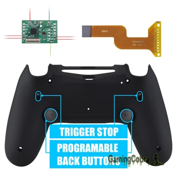 Soft Touch Black Dawn 2.0 FlashShot Back Shell & 2 Back Buttons & 2 Trigger Lock for PS4 Controller JDM 040/050/055
Soft Touch Black Dawn 2.0 FlashShot Back Shell & 2 Back Buttons & 2 Trigger Lock for PS4 Controller JDM 040/050/055