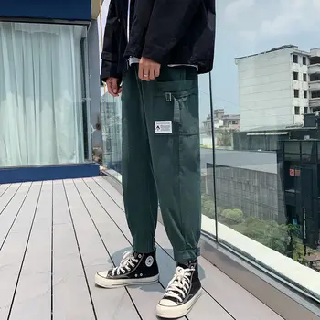 2020Spring And Summer New Youth Popular Men's Korean Version Of Solid Color Loose Overalls Fashion Casual Nine Points Beam Pants
2020Spring And Summer New Youth Popular Men's Korean Version Of Solid Color Loose Overalls Fashion Casual Nine Points Beam Pants