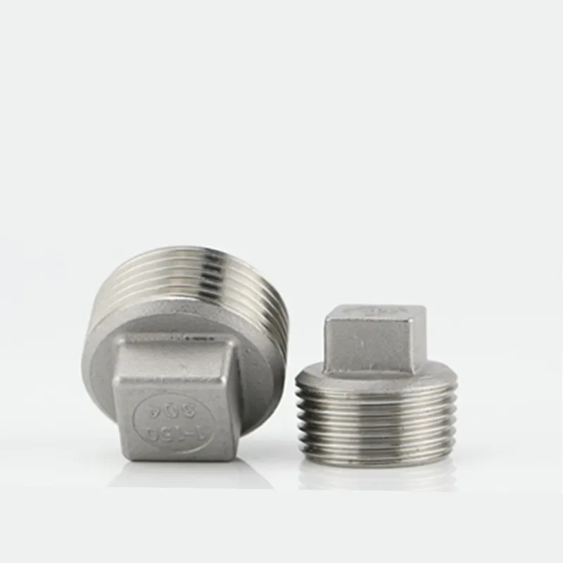 High Quality 1/4"3/8" 1/2" 3/4" 1" 1-1/4' 1-1/2" BSP Male Thread 304 Stainless Steel Square Head Plug Forged Pipe Fitting SS304
High Quality 1/4"3/8" 1/2" 3/4" 1" 1-1/4' 1-1/2" BSP Male Thread 304 Stainless Steel Square Head Plug Forged Pipe Fitting SS304