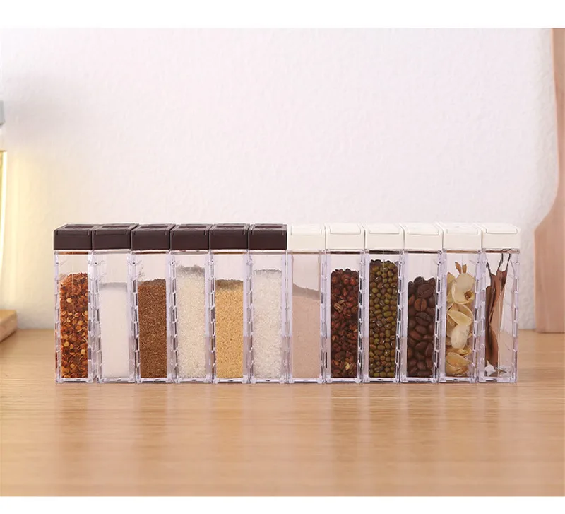 Kitchen Tool Seasoning Bottles Jars Boxes Plastic Spice Lid Can Sugar Layers Storage Organizer Home Organization Accessories D40
Kitchen Tool Seasoning Bottles Jars Boxes Plastic Spice Lid Can Sugar Layers Storage Organizer Home Organization Accessories D40