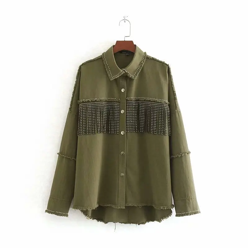 2019 Autumn New Style Western Style Tassels Decoration Flash Front Short Long Back Jacket
2019 Autumn New Style Western Style Tassels Decoration Flash Front Short Long Back Jacket