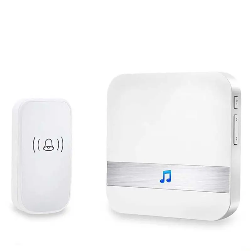 Wireless Doorbell With Touch Remote Button Door Chime Kit UP to 1000-Feet Range with 52 Chimes - 1 Touch Sensor & 1 Receiver Vol
Wireless Doorbell With Touch Remote Button Door Chime Kit UP to 1000-Feet Range with 52 Chimes - 1 Touch Sensor & 1 Receiver Vol
