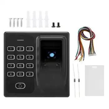 Fingerprint Reader ID Card Induction Password Door Access Control System Security Entry Machine Door Entry System
Fingerprint Reader ID Card Induction Password Door Access Control System Security Entry Machine Door Entry System